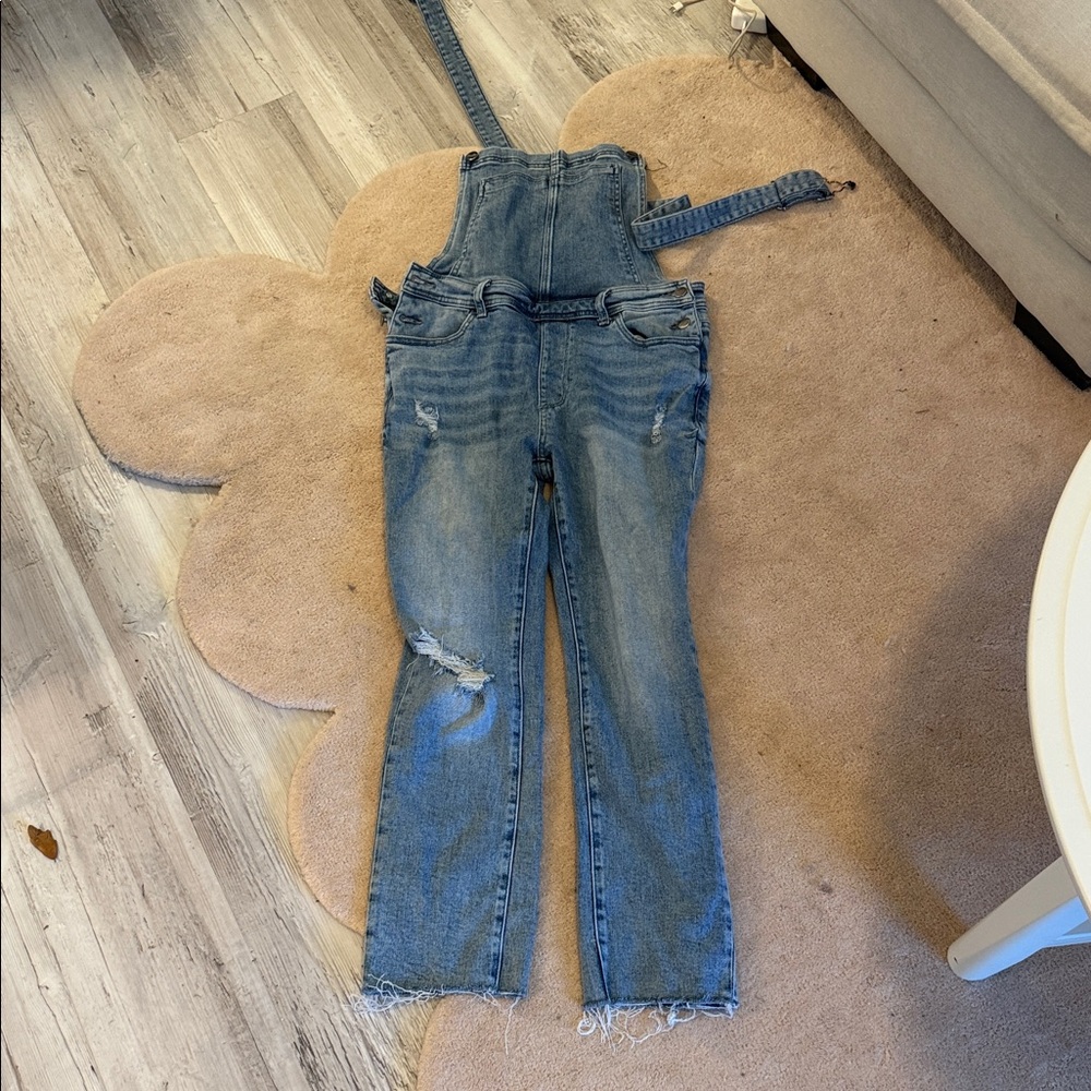 Women's Blue Denim Overalls